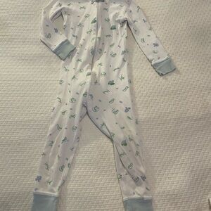 HTF Print** The Beaufort Bonnet Company night nights with Green/ Blue Alphabet